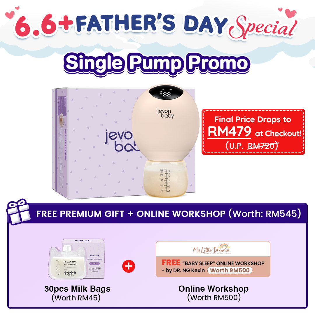 Jevonbaby Breast Pump - 6.6 + Father's Day Special