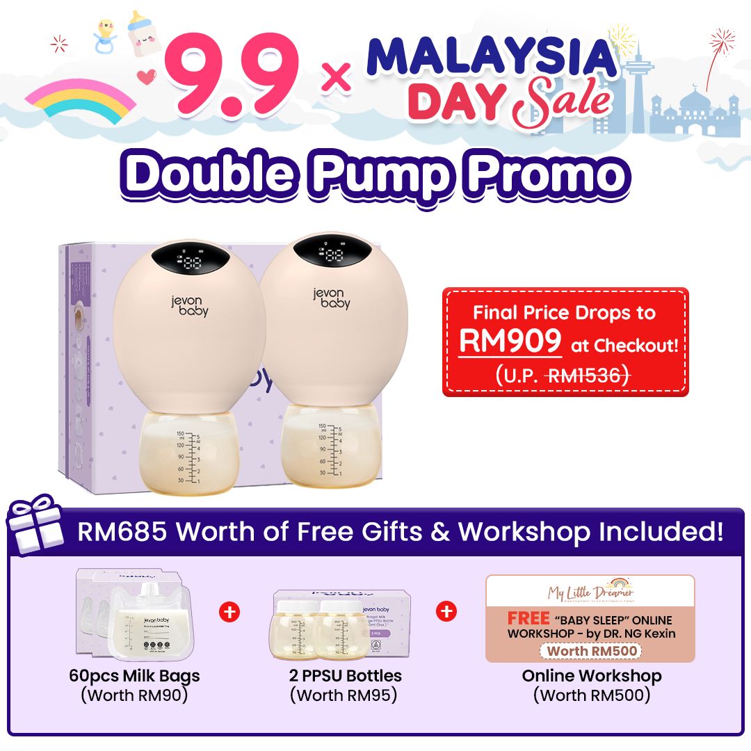 Jevonbaby Breast Pump - 9.9 + Malaysia Day Sale