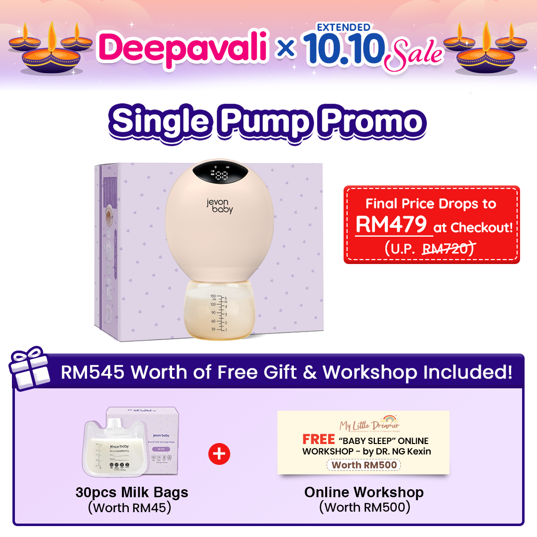 Jevonbaby Breast Pump - Deepavali x Extended 10.10 Sale