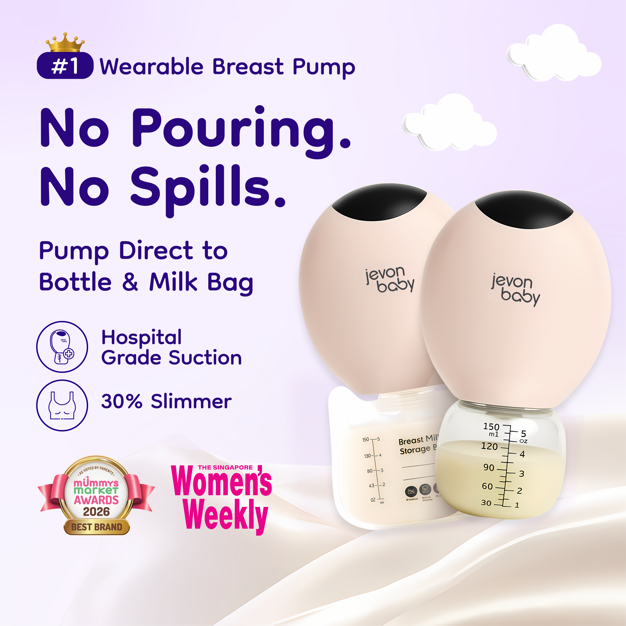 Jevonbaby Breast Pump - Merdeka Special