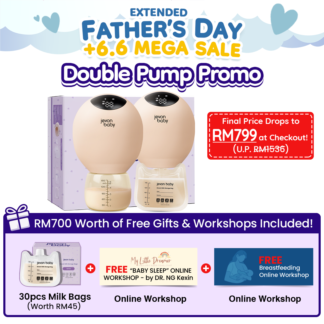 Jevonbaby Breast Pump - Extended Father's Day + 6.6 Mega Sale