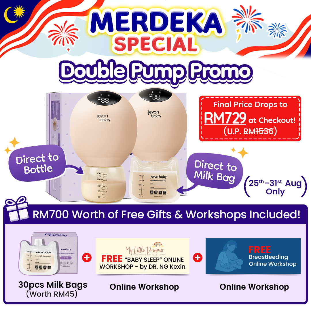 Jevonbaby Breast Pump - Merdeka Special