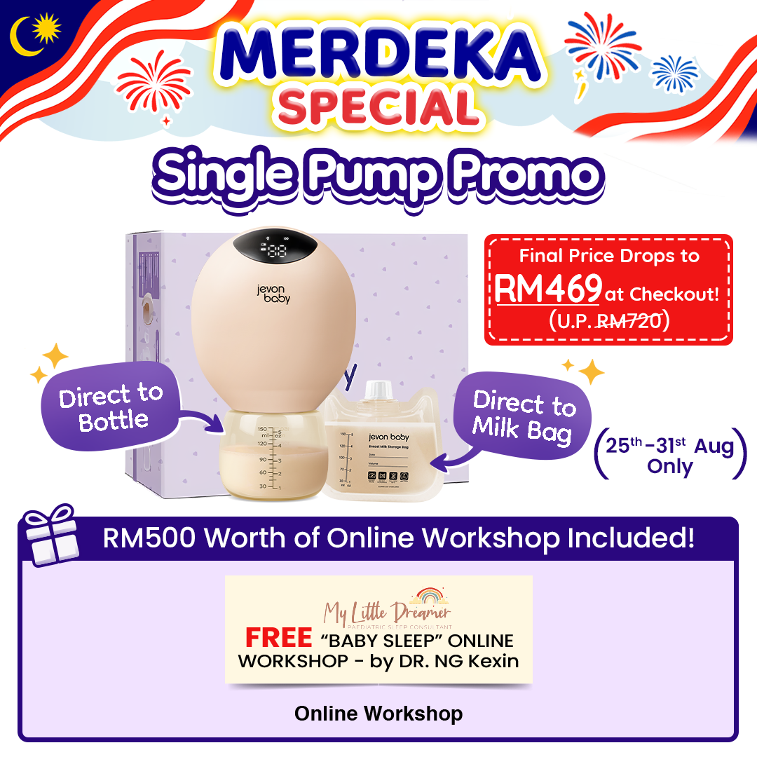 Jevonbaby Breast Pump - Merdeka Special