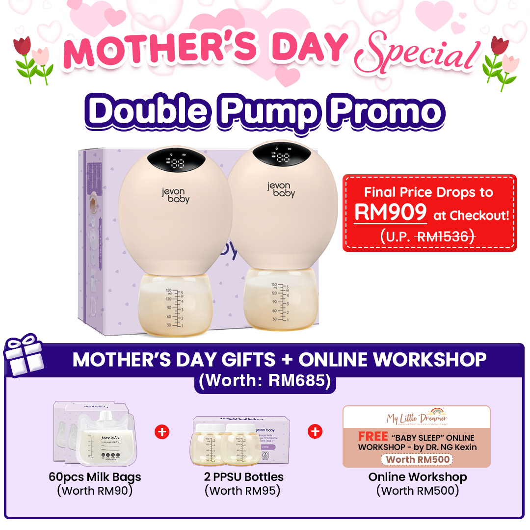 Jevonbaby Breast Pump - Online Baby Fair + Mother's Day Sale!