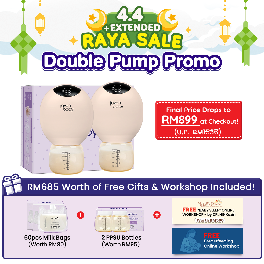 Jevonbaby Breast Pump - 4.4 + Extended Raya Sale