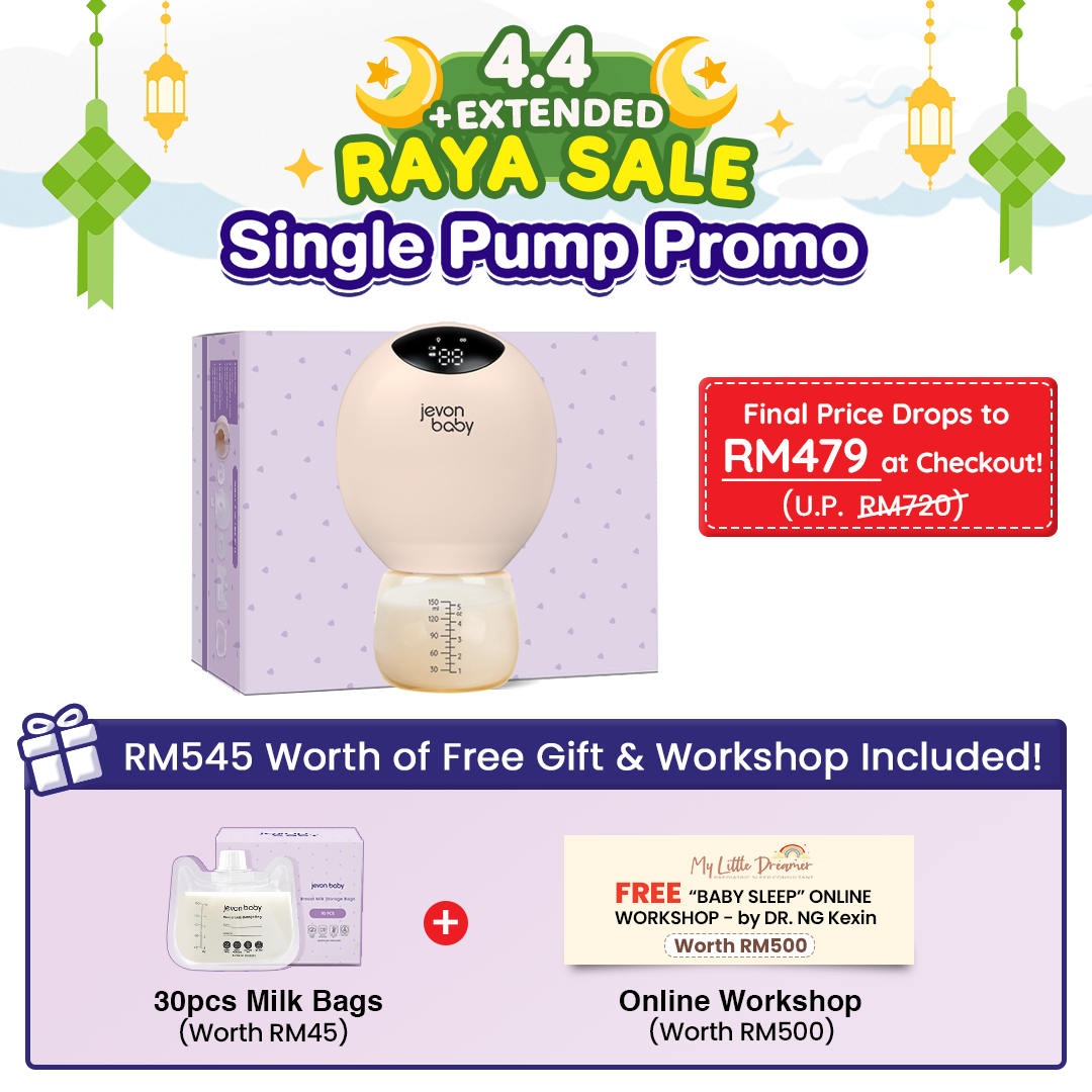 Jevonbaby Breast Pump - 4.4 + Extended Raya Sale